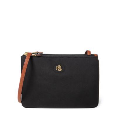 Ralph Lauren Nylon Tara Crossbody Bag Black
