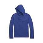 Ralph Lauren Weathered Cotton Hoodie Fall Royal