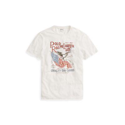 Ralph Lauren Classic Fit Cotton T-shirt Deckwash White 6x Big