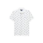 Ralph Lauren Slim Fit Soft-touch Polo Shirt White Sailboat