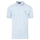 Polo Ralph Lauren Slim Stretch Cotton Mesh Polo Elite Blue/white