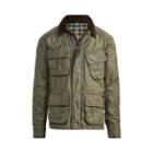 Ralph Lauren The Iconic Waxed Biker Jacket Regiment Green