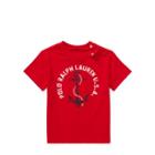 Ralph Lauren Anchor Cotton Jersey T-shirt Rl 2000 Red 18m