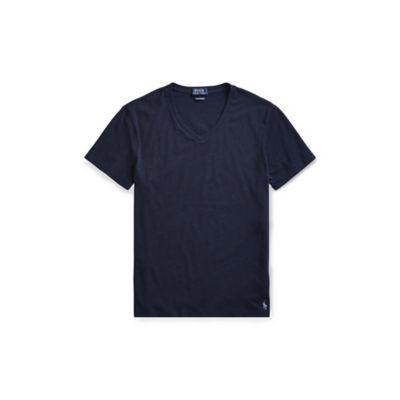 Ralph Lauren Custom Slim Fit Jersey T-shirt Worth Navy Heather
