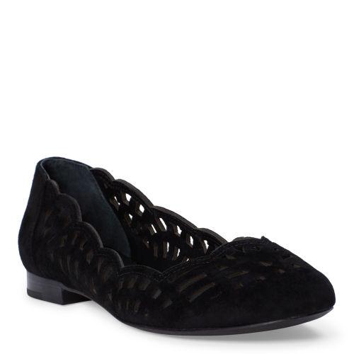 Ralph Lauren Lauren Caley Suede Flat Black
