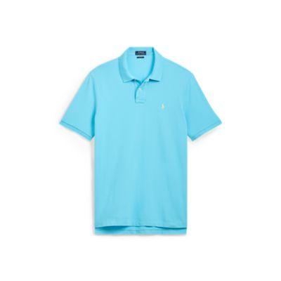 Ralph Lauren Custom Slim Fit Mesh Polo Margie Blue