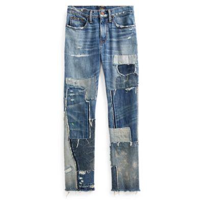 Ralph Lauren The Chrystie Kick Flare Crop Medium Indigo