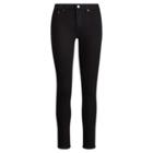 Ralph Lauren Premier Skinny Curvy Crop Jean Jet Black Wash 2p
