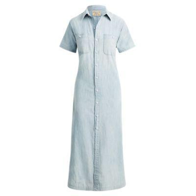 Ralph Lauren Cotton-linen Shirtdress Light Indigo