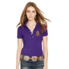 Ralph Lauren Women's Polo Shirt Chalet Purple