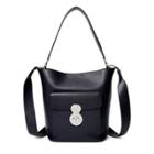 Ralph Lauren Calfskin Rl Bucket Bag Navy