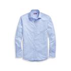 Ralph Lauren Plaid Cotton Dress Shirt Multi Blue And White