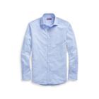 Ralph Lauren Plaid Cotton Dress Shirt Multi Blue And White