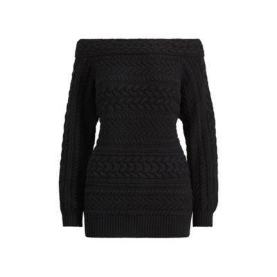 Ralph Lauren Off-the-shoulder Sweater Black