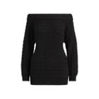 Ralph Lauren Off-the-shoulder Sweater Black