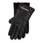 Ralph Lauren Crocodile-embossed Gloves Black