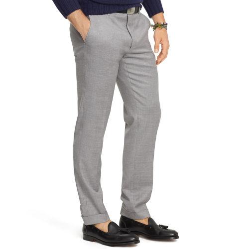 Polo Ralph Lauren Slim-fit Wool Twill Trouser Heather Grey