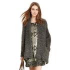 Polo Ralph Lauren Boucl Shawl Cardigan Ensign Grey