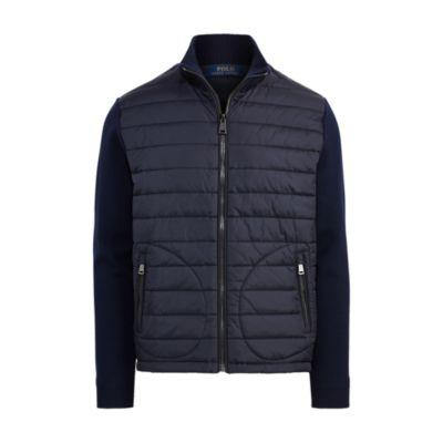 Ralph Lauren Paneled Full-zip Sweater Piper Navy