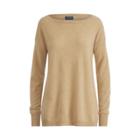 Ralph Lauren Cashmere Boatneck Sweater Camel