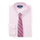 Ralph Lauren Classic Fit Striped Shirt 2258b Salmon/white