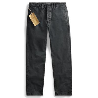 Ralph Lauren Cotton Officer's Chino Mountain Black