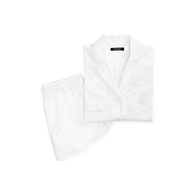 Ralph Lauren Cotton Sleep Short Set White