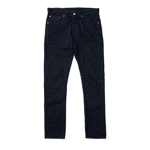 Ralph Lauren Rrl Slim Narrow Selvedge Jean Indigo On Indigo Wash