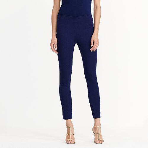 Ralph Lauren Lauren Stretch Cotton Skinny Pant Navy