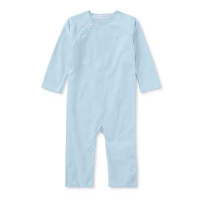 Ralph Lauren Fleece Coverall Beryl Blue 6m