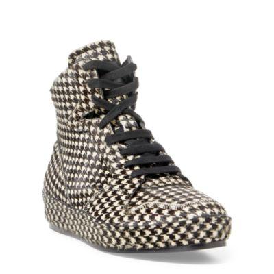 Ralph Lauren Siana Houndstooth Sneaker Black/cream