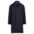 Ralph Lauren Merino Wool-blend Topcoat Navy Multi
