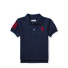 Ralph Lauren Cotton Mesh Polo Shirt Newport Navy 24m