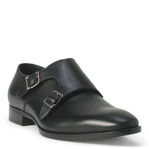 Ralph Lauren Gavrie Calf Monk-straps Shoe Black