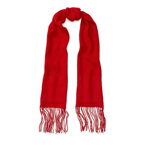 Polo Ralph Lauren Wool-blend Pocket Scarf Martin Red