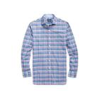 Ralph Lauren Classic Fit Plaid Cotton Shirt Royal/pink 4x Big