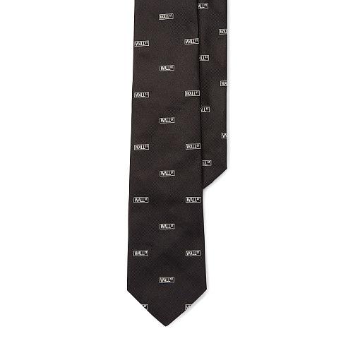 Polo Ralph Lauren Silk Wall Street Club Tie Black