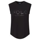 Polo Ralph Lauren Cotton Jersey Graphic Tee Polo Black