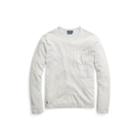Ralph Lauren Cotton Crewneck Sweater Andover Grey Heather
