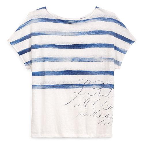 Ralph Lauren Lauren Linen Short-sleeve Top Multi