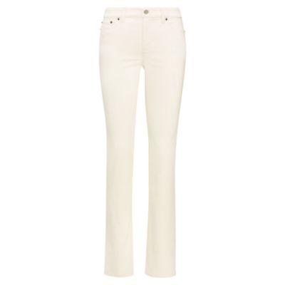 Ralph Lauren Premier Straight Corduroy Jean Ivory Frost 2p