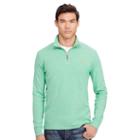 Polo Ralph Lauren Cotton-blend Half-zip Pullover Tiller Green Heather