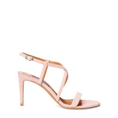 Ralph Lauren Arissa Suede Sandal Pink