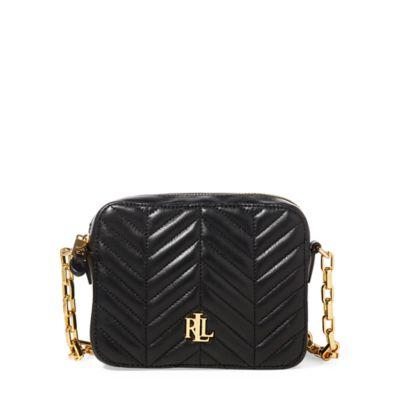 Ralph Lauren Quilted Payton Crossbody Bag Black