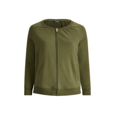 Ralph Lauren French Terry Jacket Admiral Green
