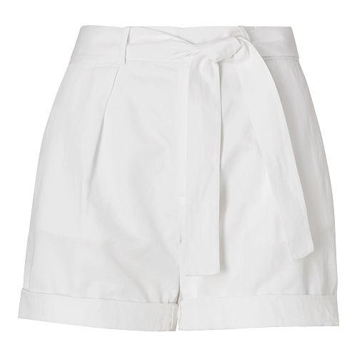 Polo Ralph Lauren Pleated High-rise Short Pure White