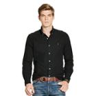 Polo Ralph Lauren Garment-dyed Oxford Shirt Polo Black