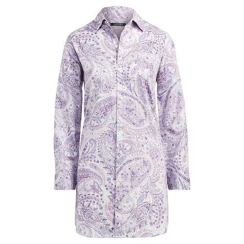 Ralph Lauren Lauren Paisley Sateen Sleep Shirt