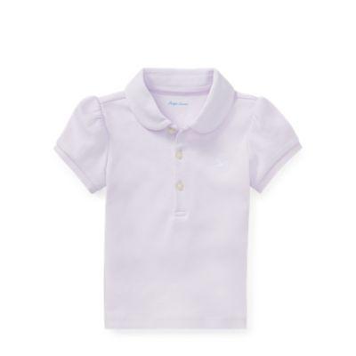 Ralph Lauren Cotton Interlock Polo Shirt Summer Lilac 24m