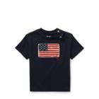 Ralph Lauren Flag Cotton Jersey T-shirt Hunter Navy 6m